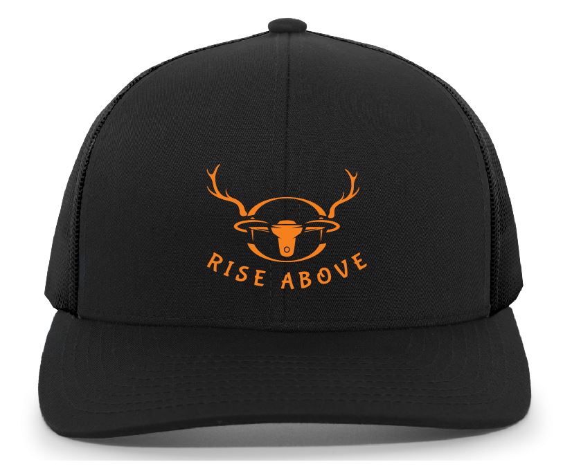 Rise Above- Trucker Snapback Cap (104C)