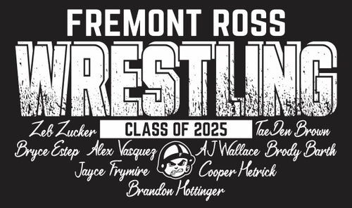 Fremont Ross Wrestling SENIOR NIGHT Basic Apparel