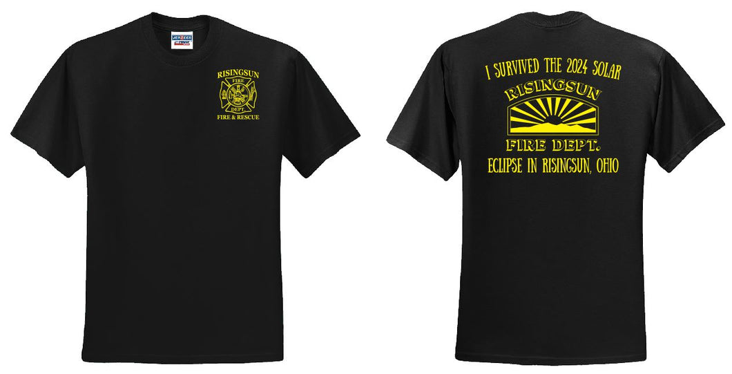 Risingsun Fire Department Solar Eclipse T-Shirt Fundraiser