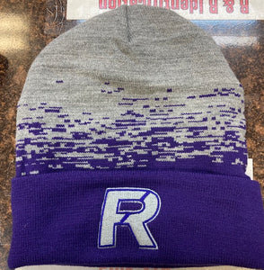 Fremont Ross Wrestling Static Pattern Knit Cap with Cuff