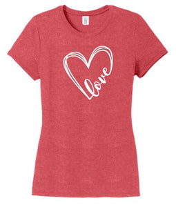 Love Heart Valentine's Day - Shirt