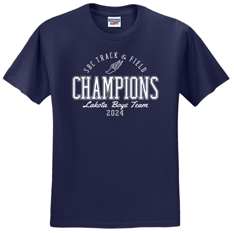 League Champions Lakota Track & Field Short Sleeve Tee