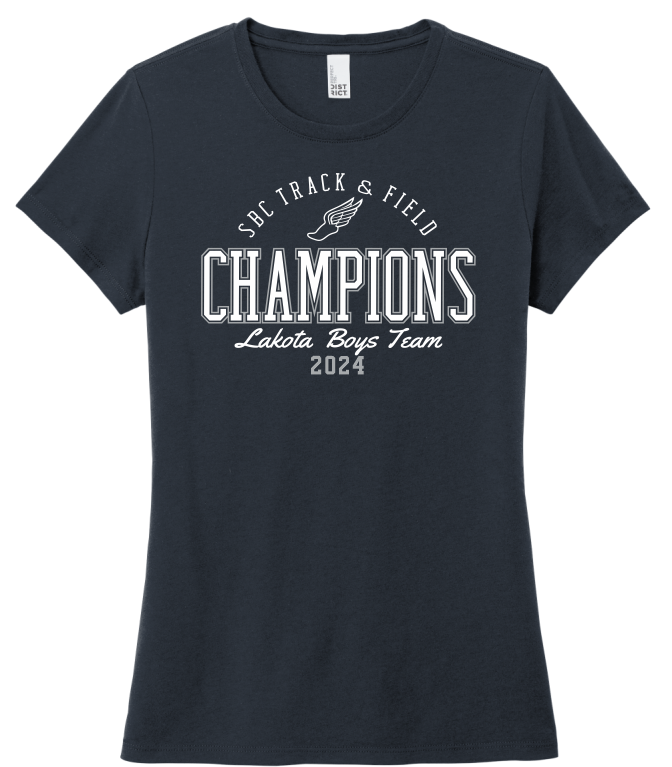 Lakota League Champions Track & Field Triblend (soft) Tee