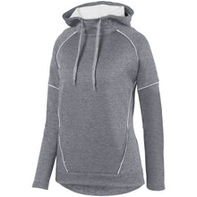 Ladies Zoe Tonal Heather Hoodie-Local School Full Front Design