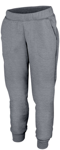 Ladies Tonal Heather Fleece Jogger -Local School thigh Design