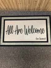 ‘Go Away.....’ welcome mat